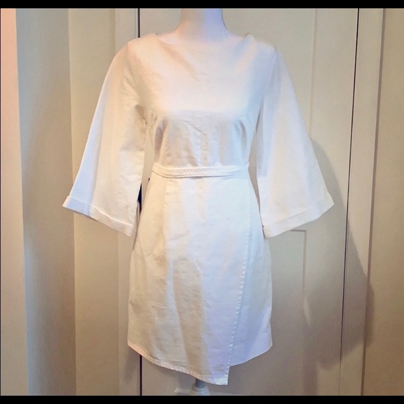Free People Dresses & Skirts - Free People White Kimono Wrap Dress Size 0 NWOT